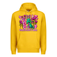 Lemon my first valentine's day dragon Premium Hoodie - FaDigitalArtStudio