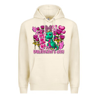 Tofu my first valentine's day dragon Premium Hoodie - FaDigitalArtStudio