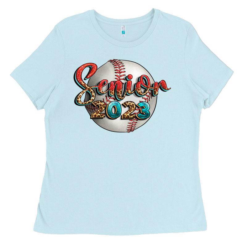 Baseball Senior 2023 Ladies Tee by BundleAndBundleShop | Teevron