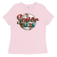 Bubblegum Pink baseball senior 2023 Ladies Tee - BundleAndBundleShop