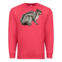Cardinal Gray Squirrel Premium Sweatshirt - LillyAllenDesigns