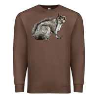 Chestnut Gray Squirrel Premium Sweatshirt - LillyAllenDesigns