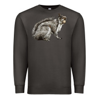 Smoke Gray Squirrel Premium Sweatshirt - LillyAllenDesigns
