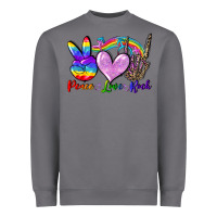 Storm Peace love rock Heavyweight Sweatshirt - FaDigitalArtStudio