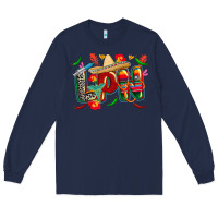 Navy cinco de mayo lpn Long Sleeve Tee - CowGirlArtShop
