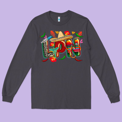 Cinco De Mayo Lpn Long Sleeve Tee Designed By Cowgirlartshop
