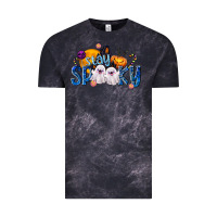 Cloud Black Stay Spooky Vintage Tee - texasbilliewilder