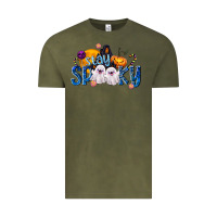 Vintage Olive Stay Spooky Vintage Tee - texasbilliewilder