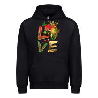 Black juneteenth love Urban Hoodie - BarkalooDesign