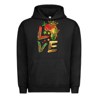 Pigment Black juneteenth love Urban Hoodie - BarkalooDesign