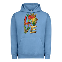 Pigment Pebble Blue juneteenth love Urban Hoodie - BarkalooDesign
