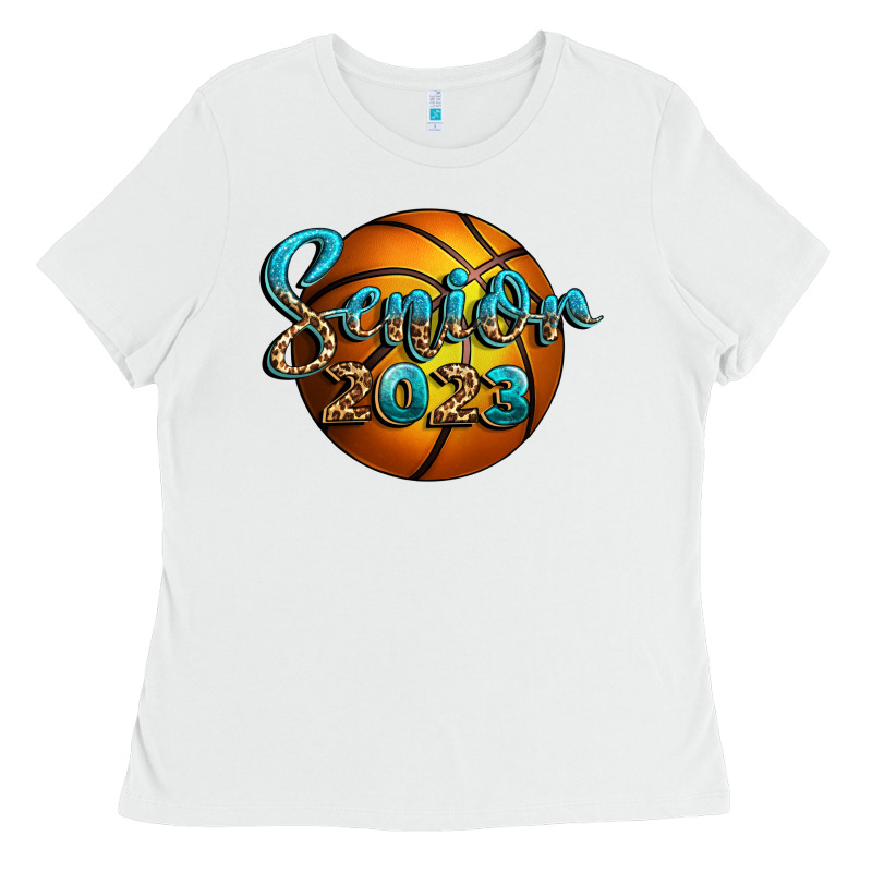 Basketball Senior 2023 Ladies Tee by BundleAndBundleShop | Teevron