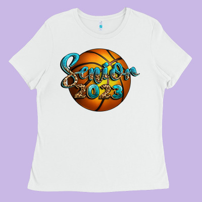 Basketball Senior 2023 Ladies Tee Designed By Bundleandbundleshop