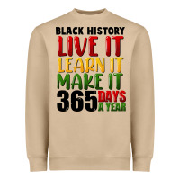 Mushroom black history live it Heavyweight Sweatshirt - FaDigitalArtStudio