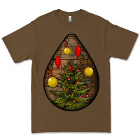 Cacao christmas  teardrop Premium Tee - BundleAndBundleShop