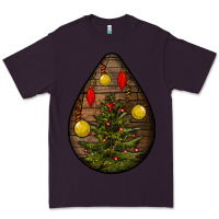 Plum christmas  teardrop Premium Tee - BundleAndBundleShop