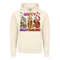 Vintage Artic happy hallothanksmas coffee cups Vintage Hoodie - texasbilliewilder