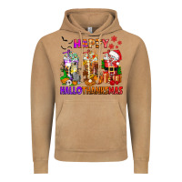 Vintage Camel happy hallothanksmas coffee cups Vintage Hoodie - texasbilliewilder