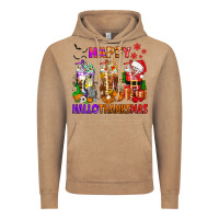 Vintage Coffee happy hallothanksmas coffee cups Vintage Hoodie - texasbilliewilder