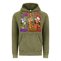 Vintage Olive happy hallothanksmas coffee cups Vintage Hoodie - texasbilliewilder