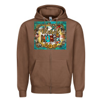 Chestnut blessed nurse tumbler Zipper Hoodie - BundleAndBundleShop