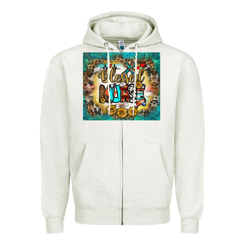 Blessed Nurse Tumbler Zipper Hoodie by BundleAndBundleShop | Teevron