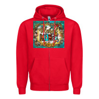 Red blessed nurse tumbler Zipper Hoodie - BundleAndBundleShop