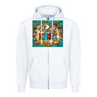 White blessed nurse tumbler Zipper Hoodie - BundleAndBundleShop