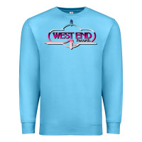 Ocean Blue west end records Premium Sweatshirt - tuanDangUi