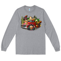 Heather Grey cinco de mayo truck Long Sleeve Tee - CowGirlArtShop