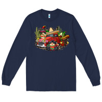 Navy cinco de mayo truck Long Sleeve Tee - CowGirlArtShop
