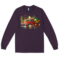 Plum cinco de mayo truck Long Sleeve Tee - CowGirlArtShop