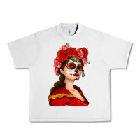 Lunar Rock Sugar skull girl Urban Heavy Tee - NancyCooperArtShop