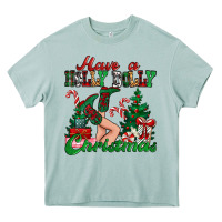 Have A Holly Dolly Christmas Heavy Core Tee | Teevron