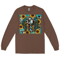 Chestnut western faith sunflower's Long Sleeve Tee - RanaPortraitStore
