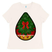 Bone christmas teardrop Ladies Tee - BundleAndBundleShop