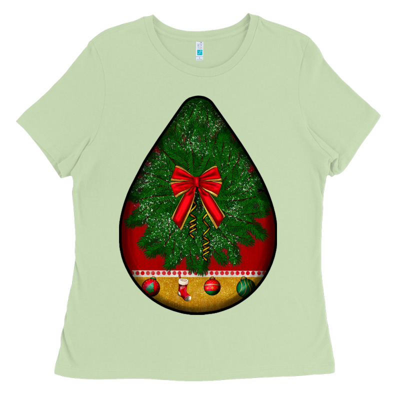 Christmas Teardrop Ladies Tee by BundleAndBundleShop | Teevron