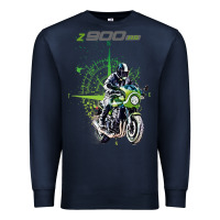 Navy kawa cafe racer z 9 rs 900 Premium Sweatshirt - tuanDangUi
