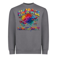 Storm Embrace neurodiversity Autism Heavyweight Sweatshirt - FaDigitalArtStudio