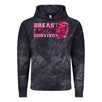 Cloud Black Breast Cancer Survivor Vintage Hoodie - texasbilliewilder