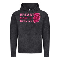 Vintage Black Breast Cancer Survivor Vintage Hoodie - texasbilliewilder