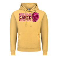 Vintage Mustard Breast Cancer Survivor Vintage Hoodie - texasbilliewilder