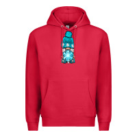 Cardinal winter gnome with snowflake Premium Hoodie - BundleAndBundleShop