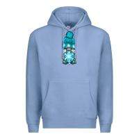 Colony Blue winter gnome with snowflake Premium Hoodie - BundleAndBundleShop