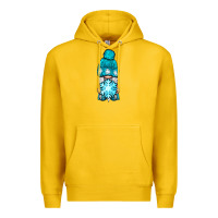 Lemon winter gnome with snowflake Premium Hoodie - BundleAndBundleShop