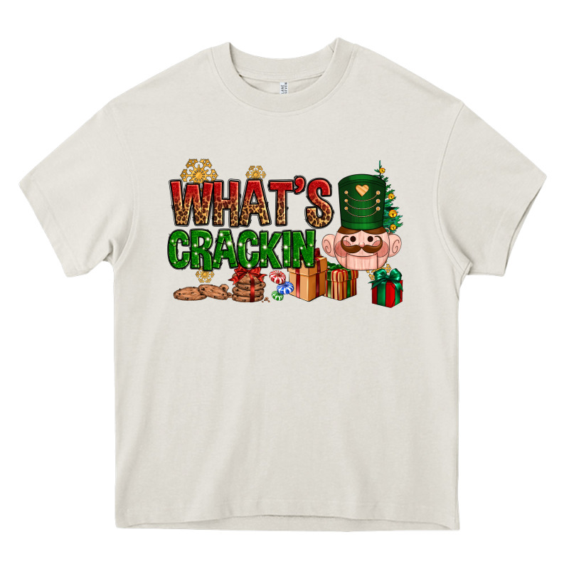What's Crackin Christmas Heavy Core Tee by NancyCooperArtShop | Teevron