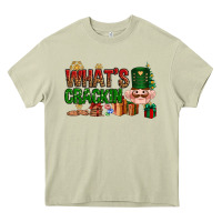 Mossy What's crackin Christmas Heavy Core Tee - NancyCooperArtShop