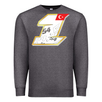 Charcoal Heather toprak razgatlioglu race number 1 2022 white Premium Sweatshirt - tuanDangUi
