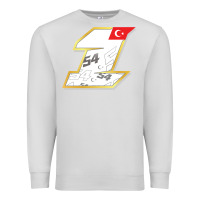 Dove Grey toprak razgatlioglu race number 1 2022 white Premium Sweatshirt - tuanDangUi
