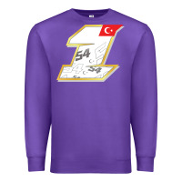 Purple toprak razgatlioglu race number 1 2022 white Premium Sweatshirt - tuanDangUi